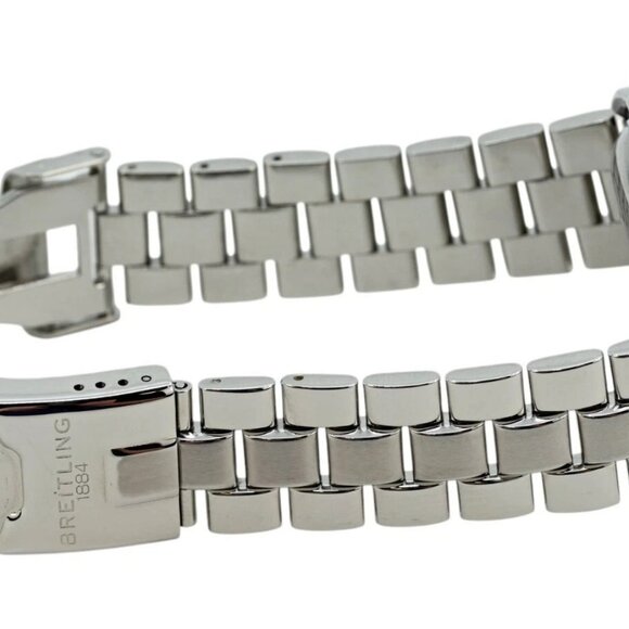 Breitling Men's 41mm Shark 100M White Dial Swiss Automatic SS Watch Ref: A13051! - Picture 7 of 9